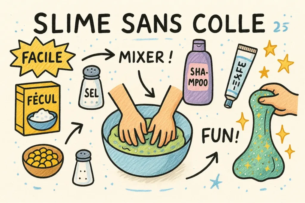 on-en-cause.fr | Comment faire du slime sans colle ? 5 recettes faciles et rapides pour 2025 1 on-en-cause.fr | faire slime sans colle recettes faciles 2025 1