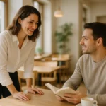 Aborder quelqu’un qui vous plaît peut commencer par une conversation simple, puis se poursuivre selon l’intérêt exprimé par chacun.