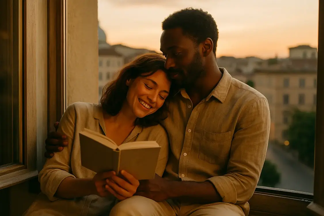 Écoute attentive et présence mutuelle introduisent les repères d’une relation amoureuse, sans prétendre prédire son avenir.