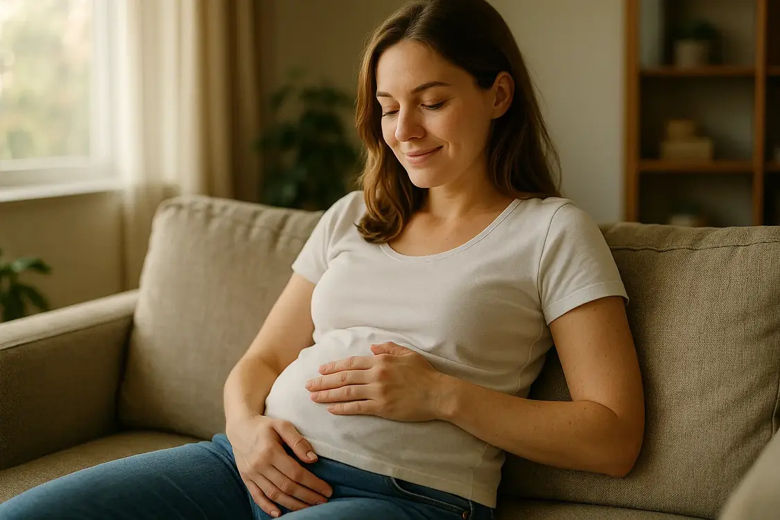Tiraillements dans le bas-ventre : un signe de grossesse ?